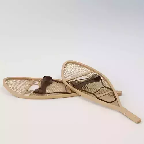 Snowshoes two wooden