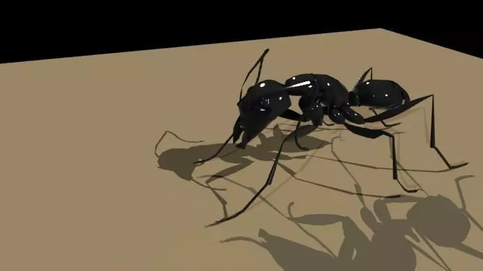 Big Ant Low-poly 3D model_0