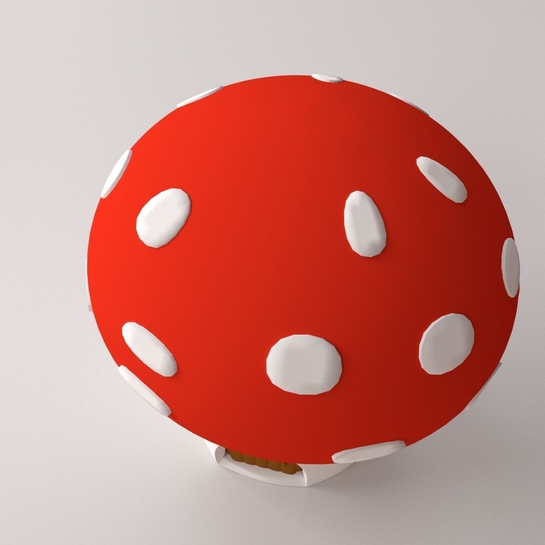 Mushroom House 3D model_1