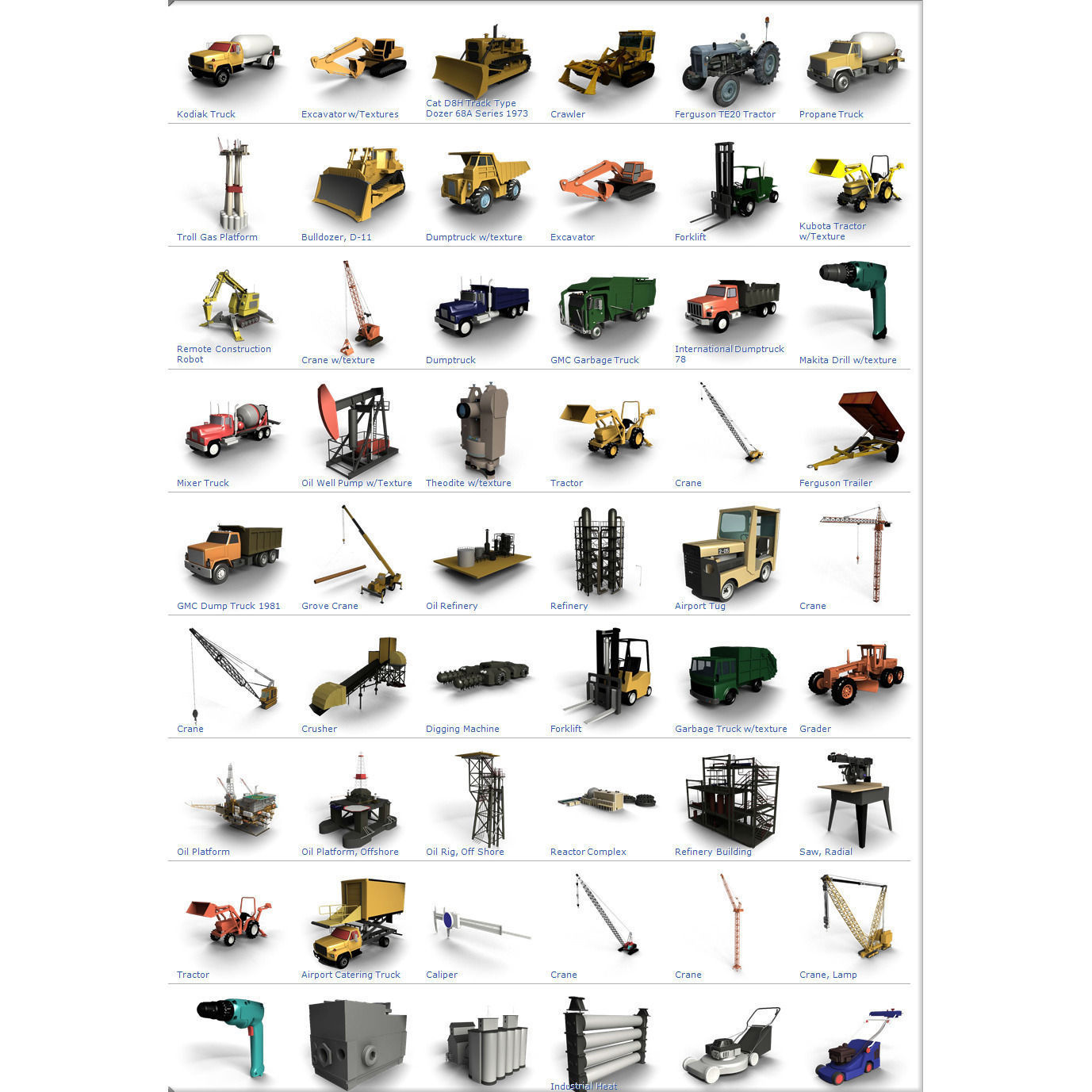 Digimation Model Bank Archive DVD Low-poly 3D model_17