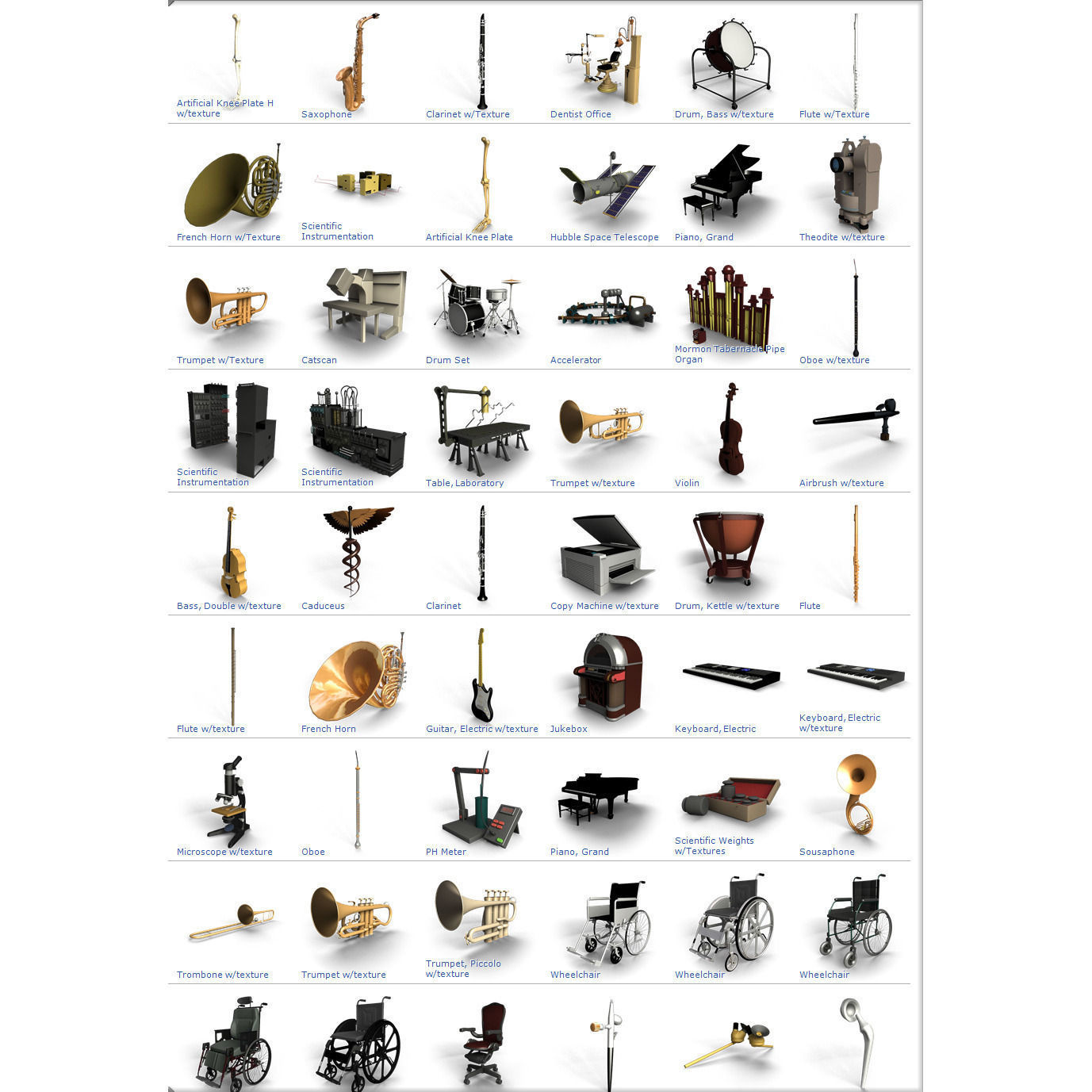 Digimation Model Bank Archive DVD Low-poly 3D model_14