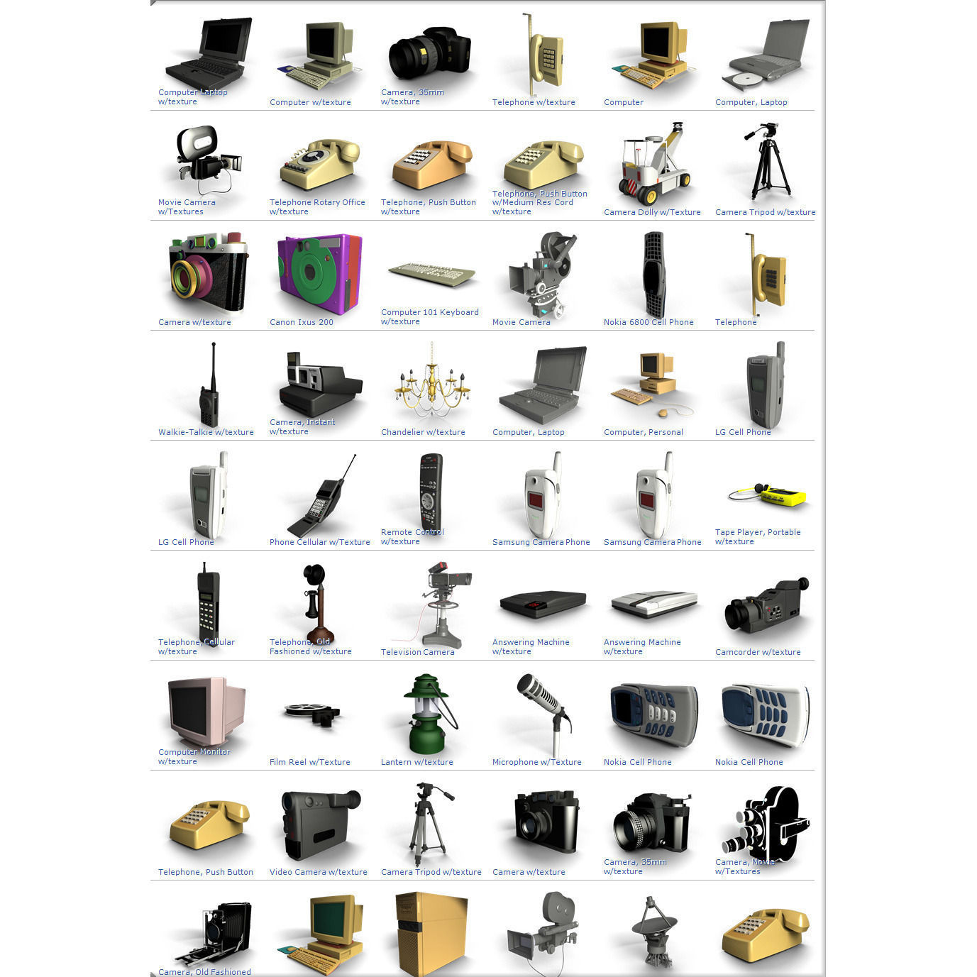 Digimation Model Bank Archive DVD Low-poly 3D model_11