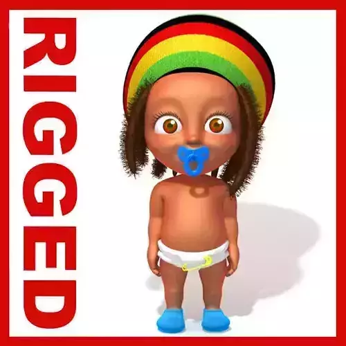 Baby Jake Rastafarian Rigged