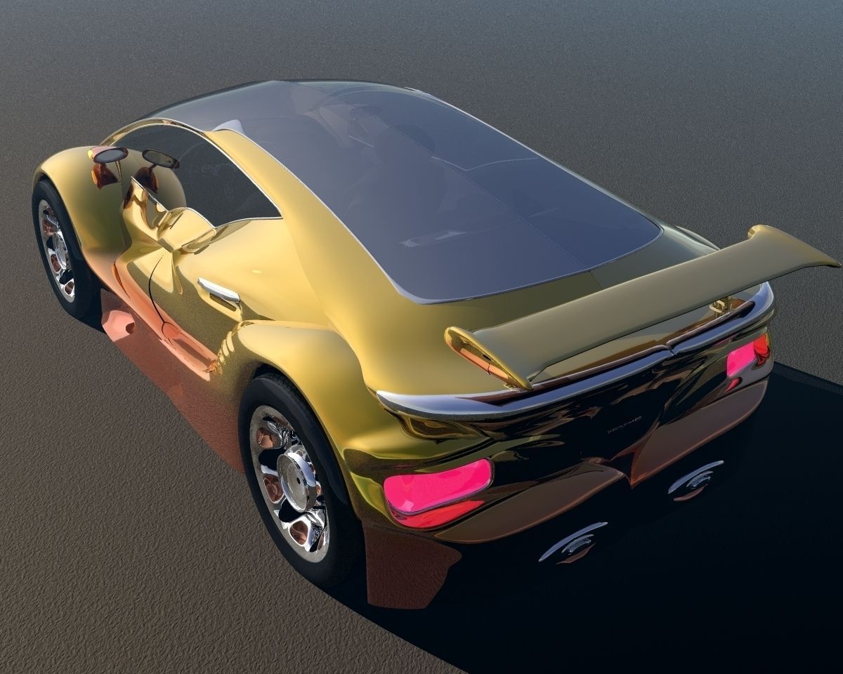 VX455 Flying Car 3D model_6