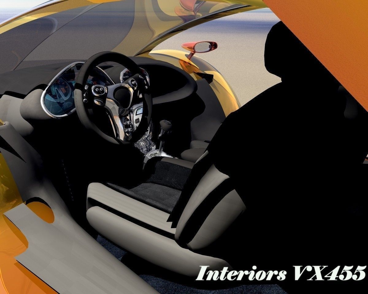 VX455 Flying Car 3D model_7