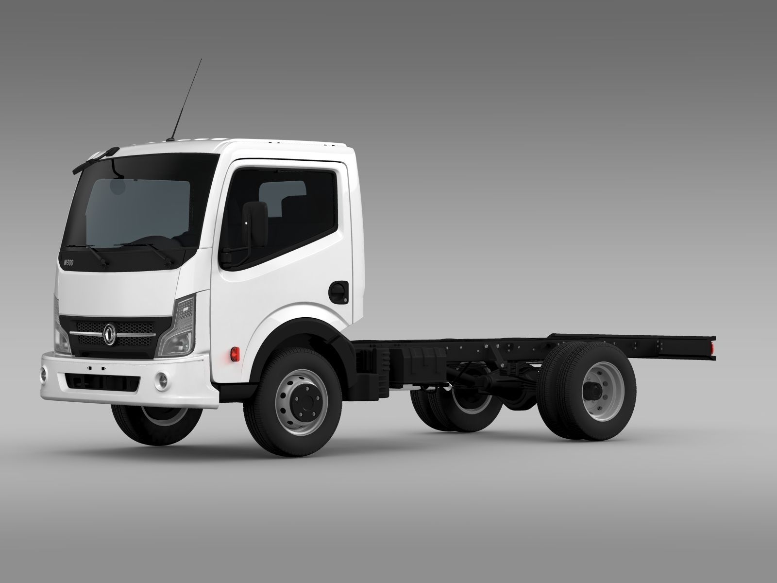 DongFeng N300 Captain Chassi 2015 3D model_2