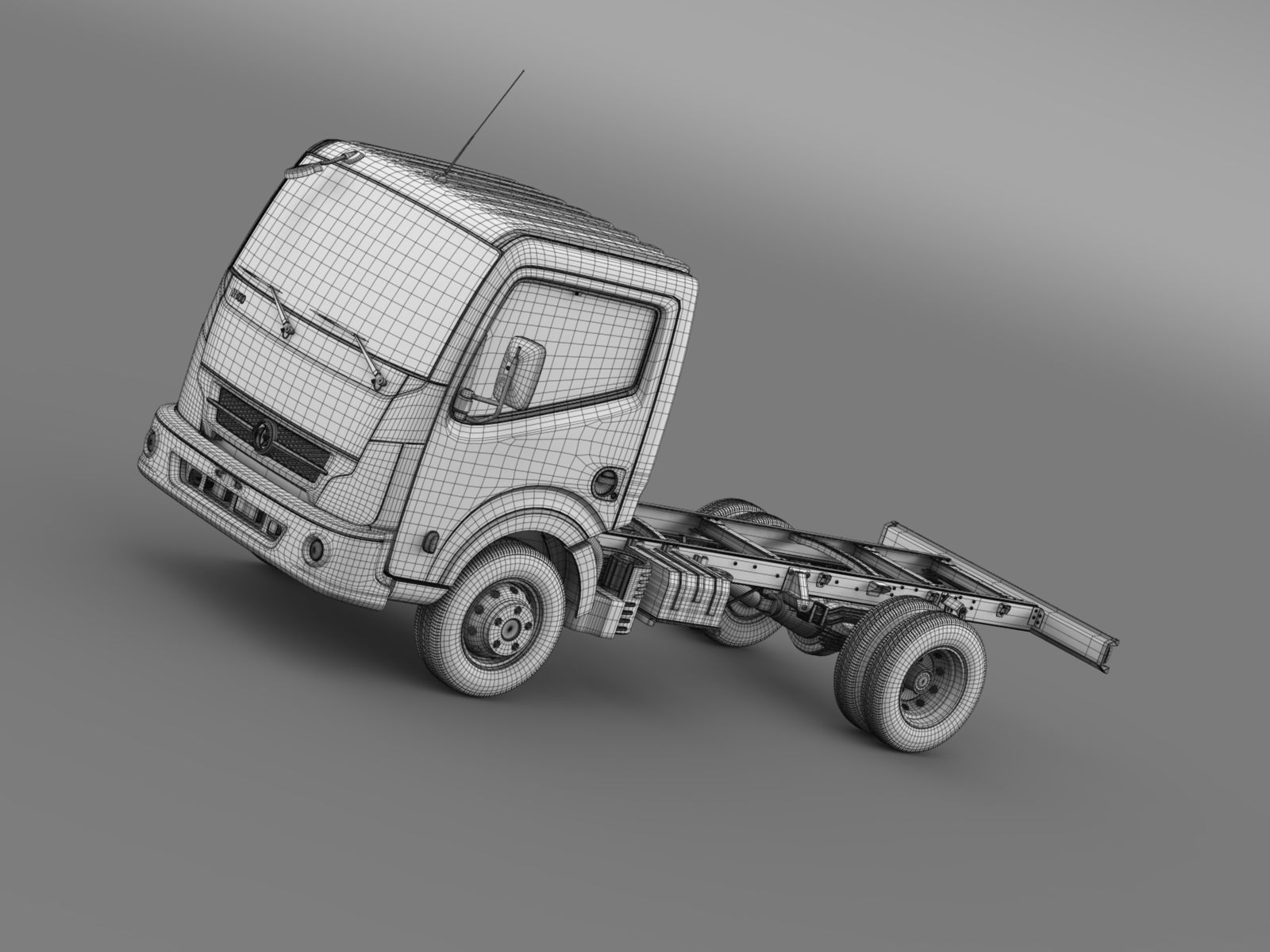 DongFeng N300 Captain Chassi 2015 3D model_16