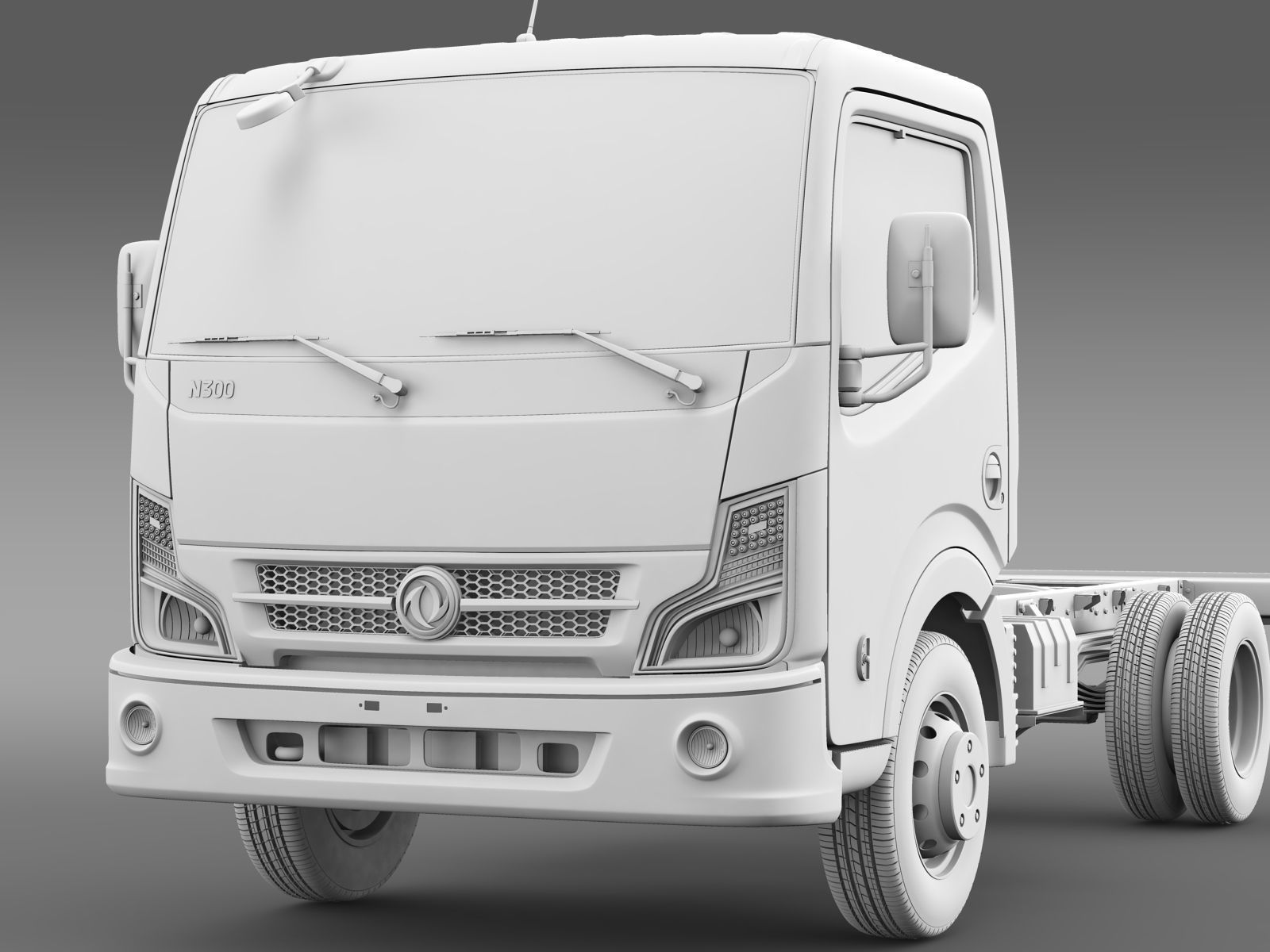 DongFeng N300 Captain Chassi 2015 3D model_17