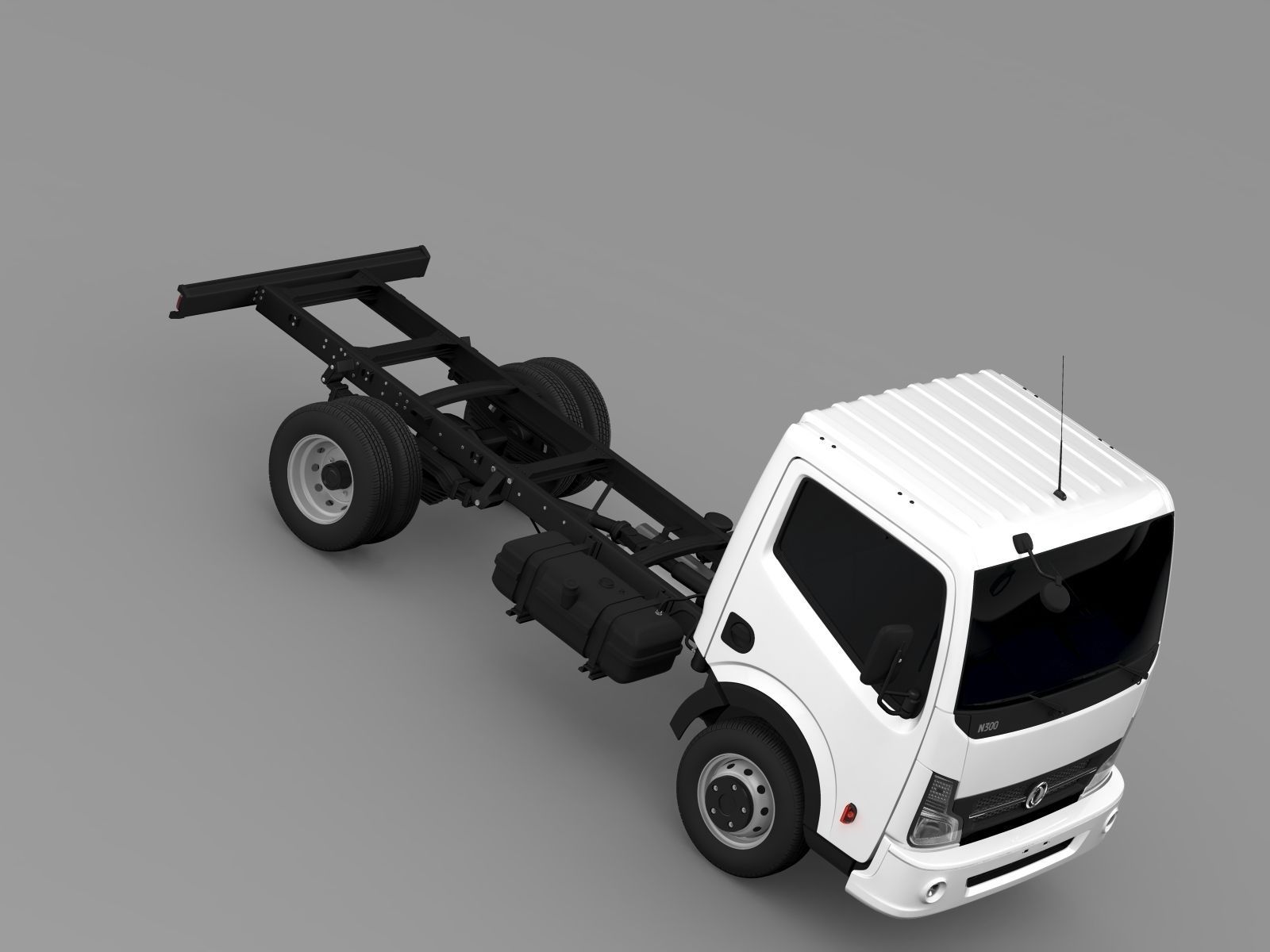 DongFeng N300 Captain Chassi 2015 3D model_10