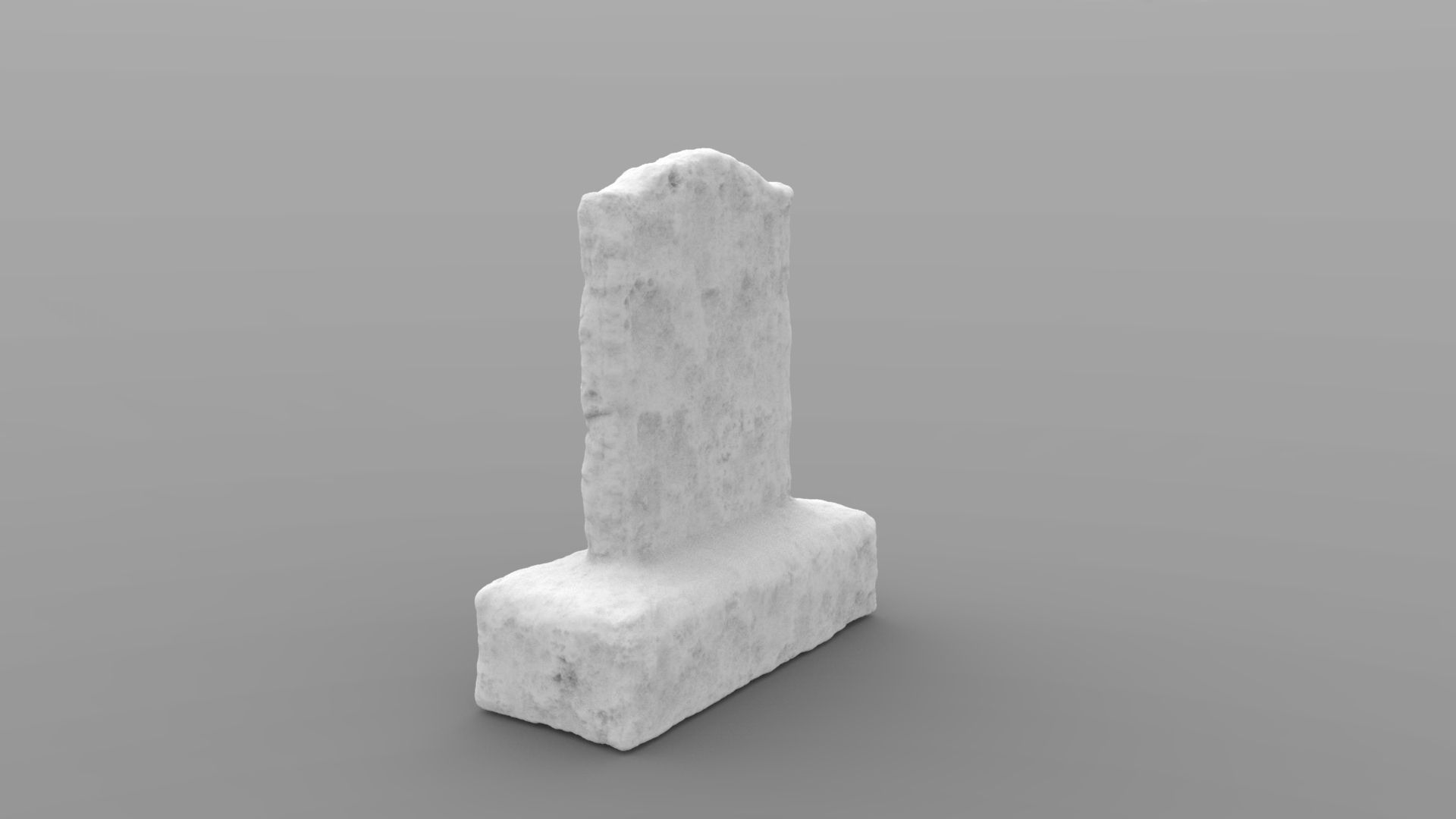 Weathered Tombstone Collection 3D print model_41