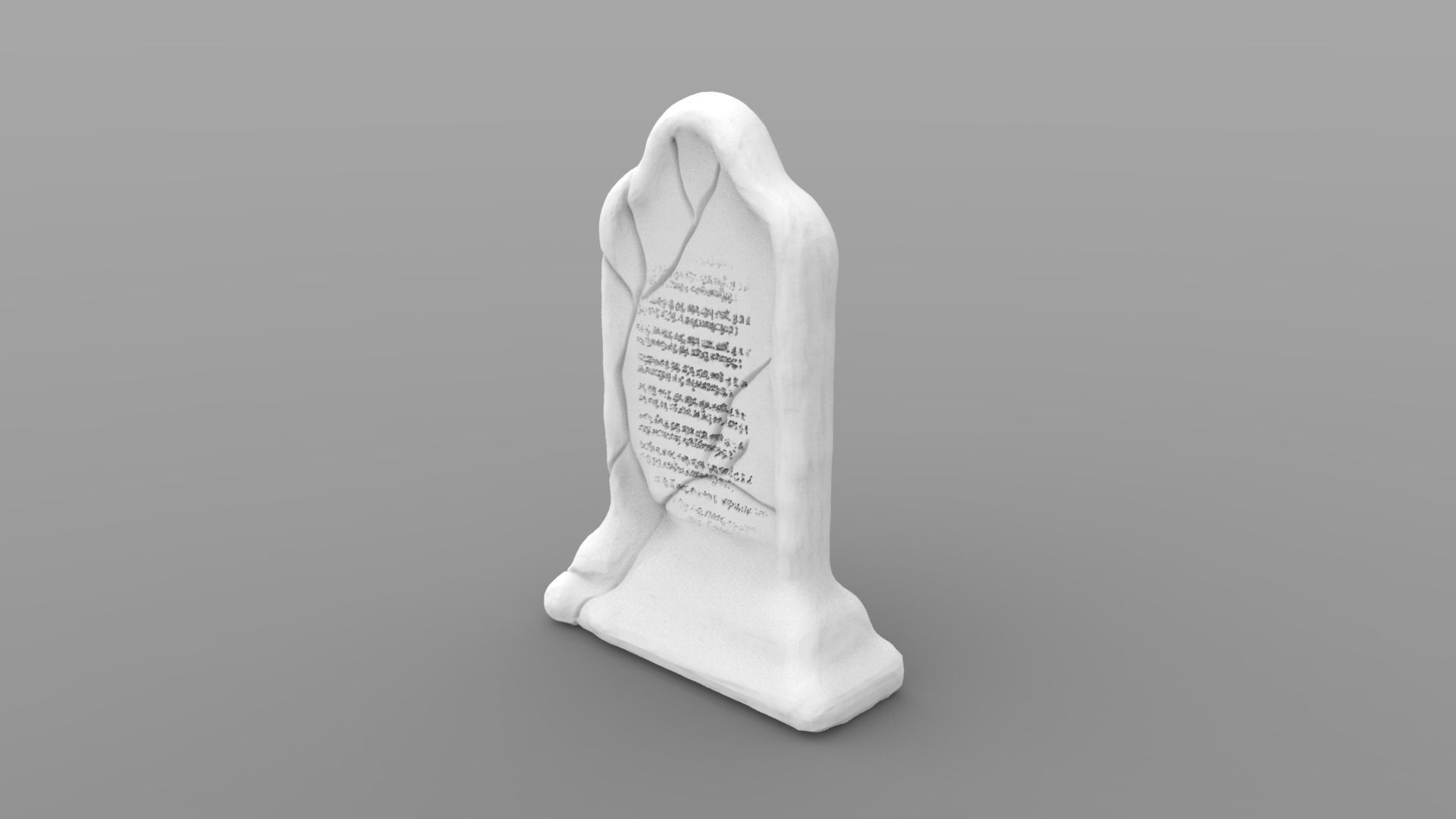 Weathered Tombstone Collection 3D print model_17