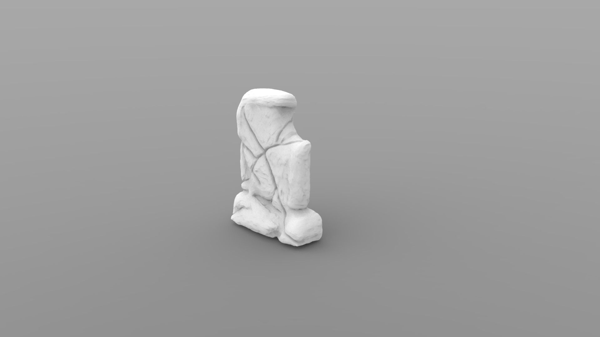 Weathered Tombstone Collection 3D print model_13