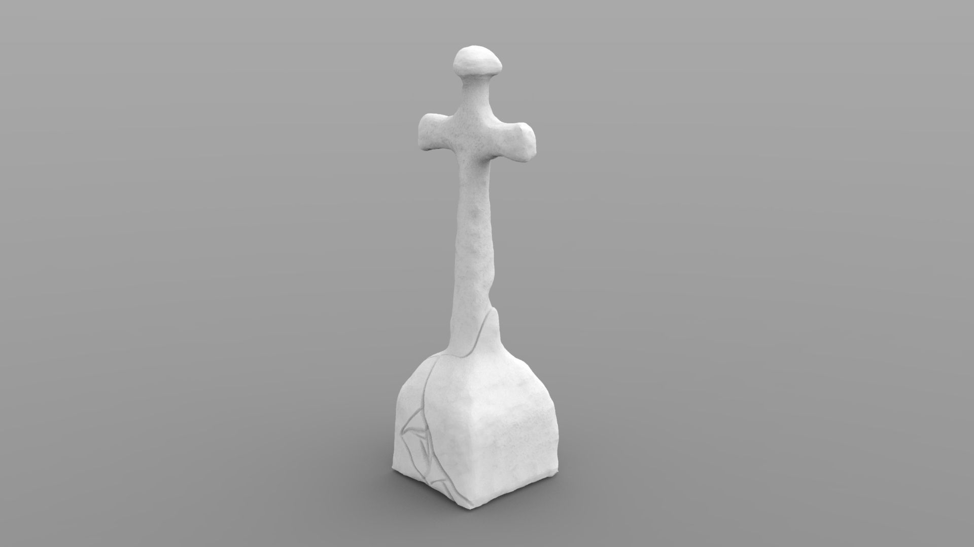 Weathered Tombstone Collection 3D print model_23
