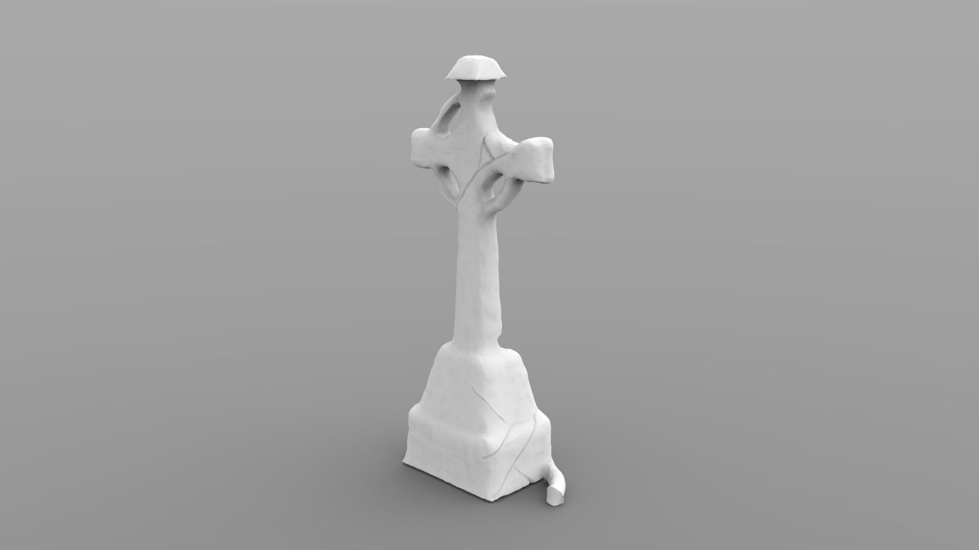 Weathered Tombstone Collection 3D print model_27