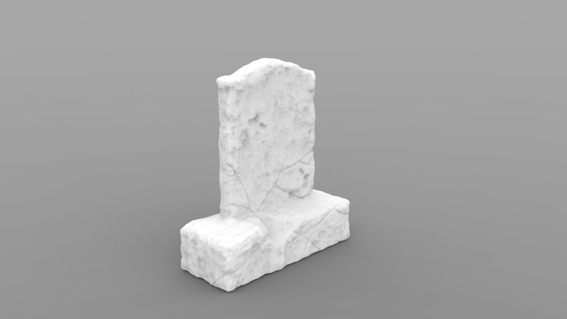 Weathered Tombstone Collection 3D print model_39