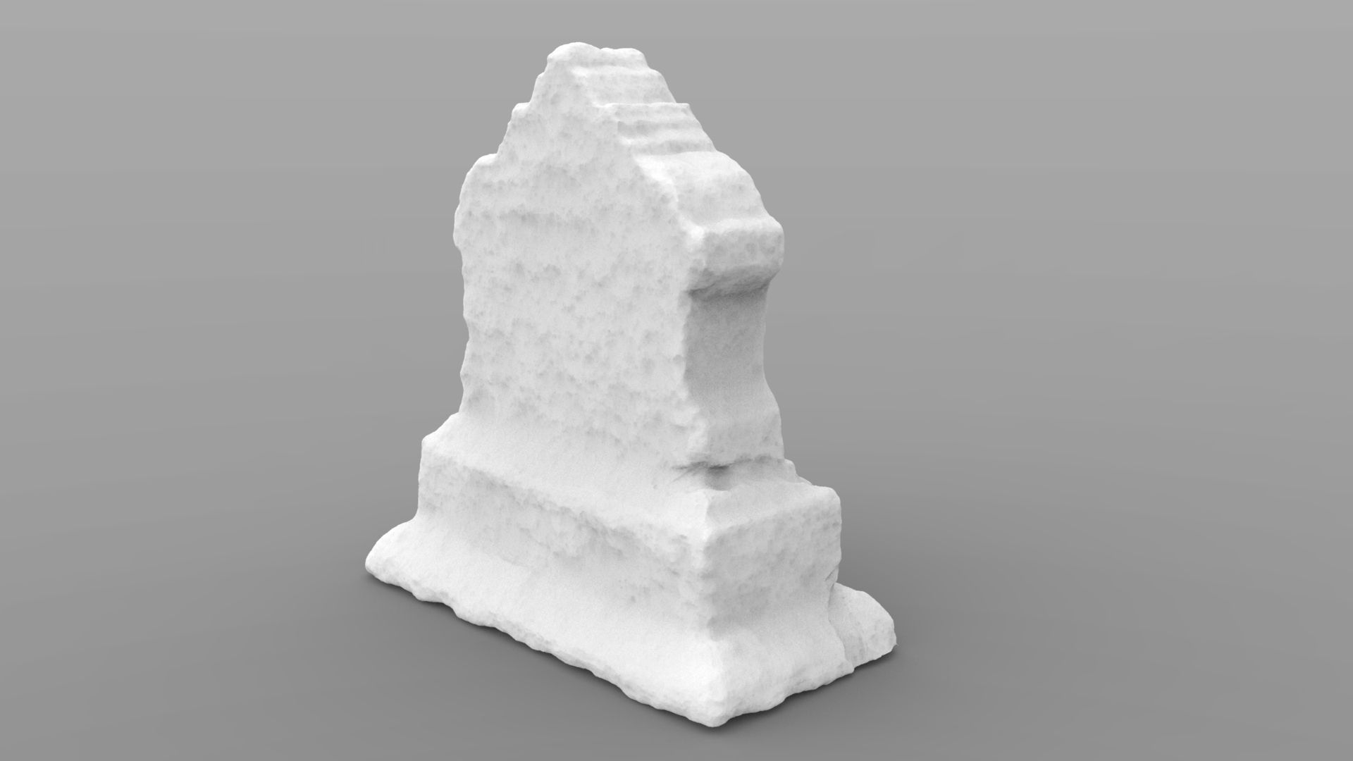 Weathered Tombstone Collection 3D print model_44