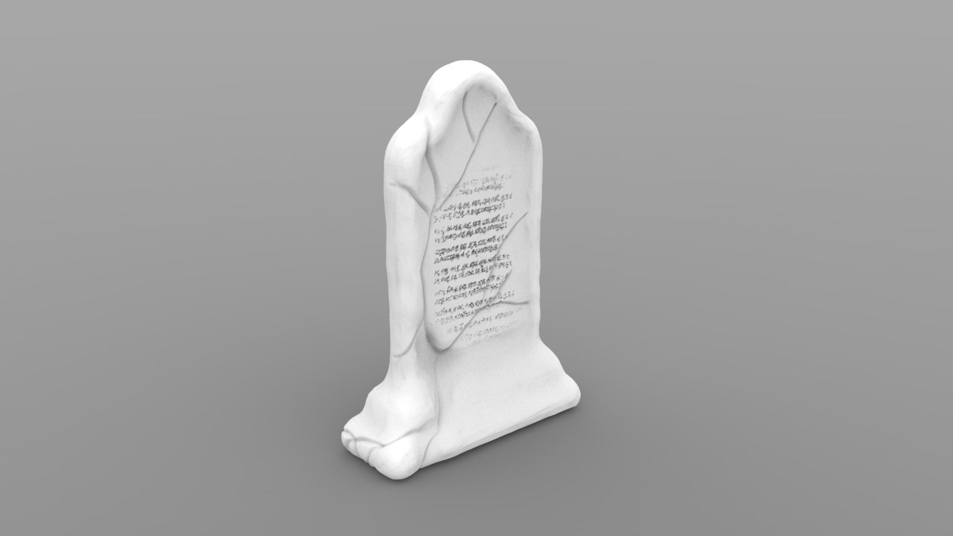 Weathered Tombstone Collection 3D print model_18
