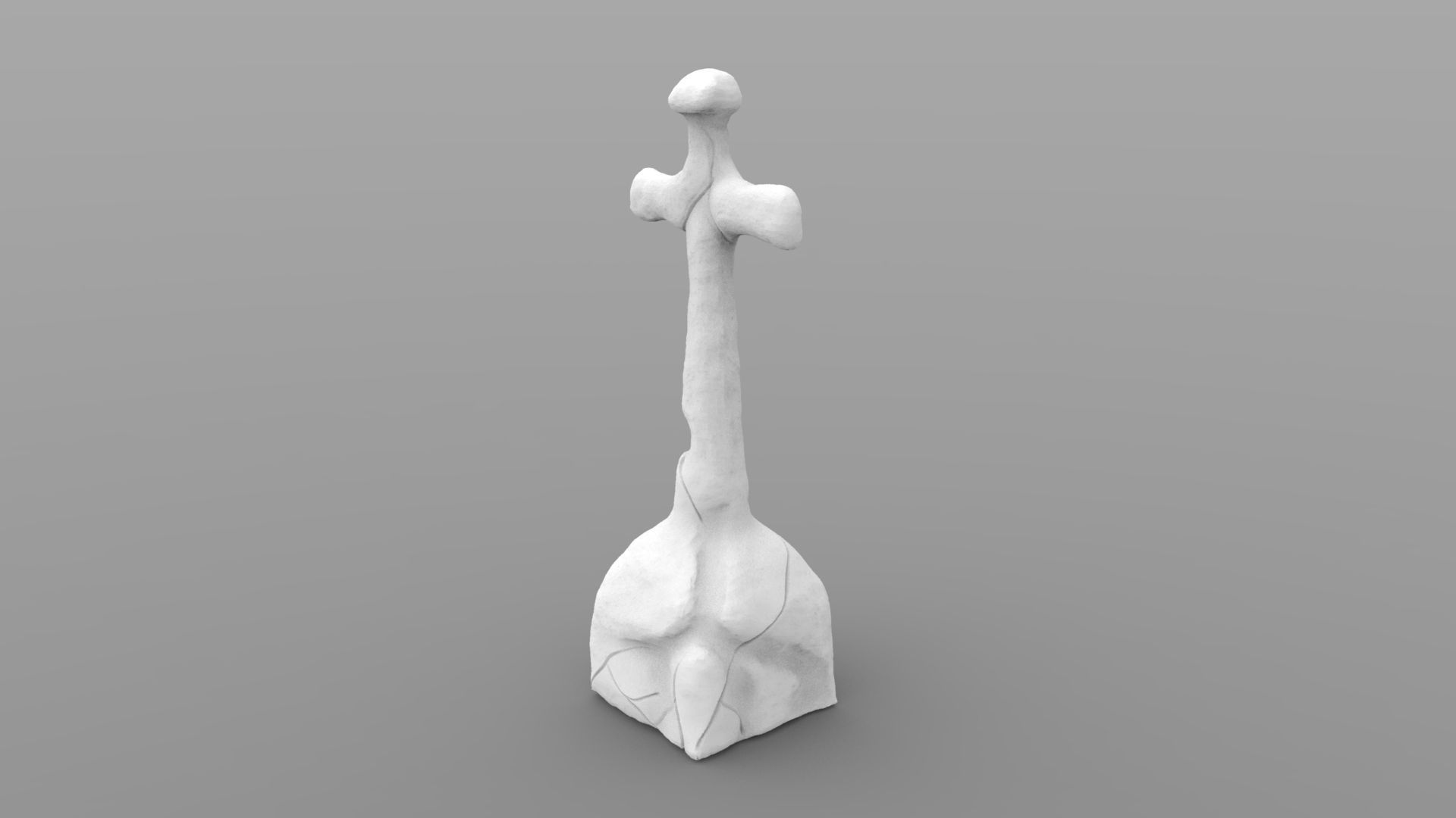 Weathered Tombstone Collection 3D print model_22