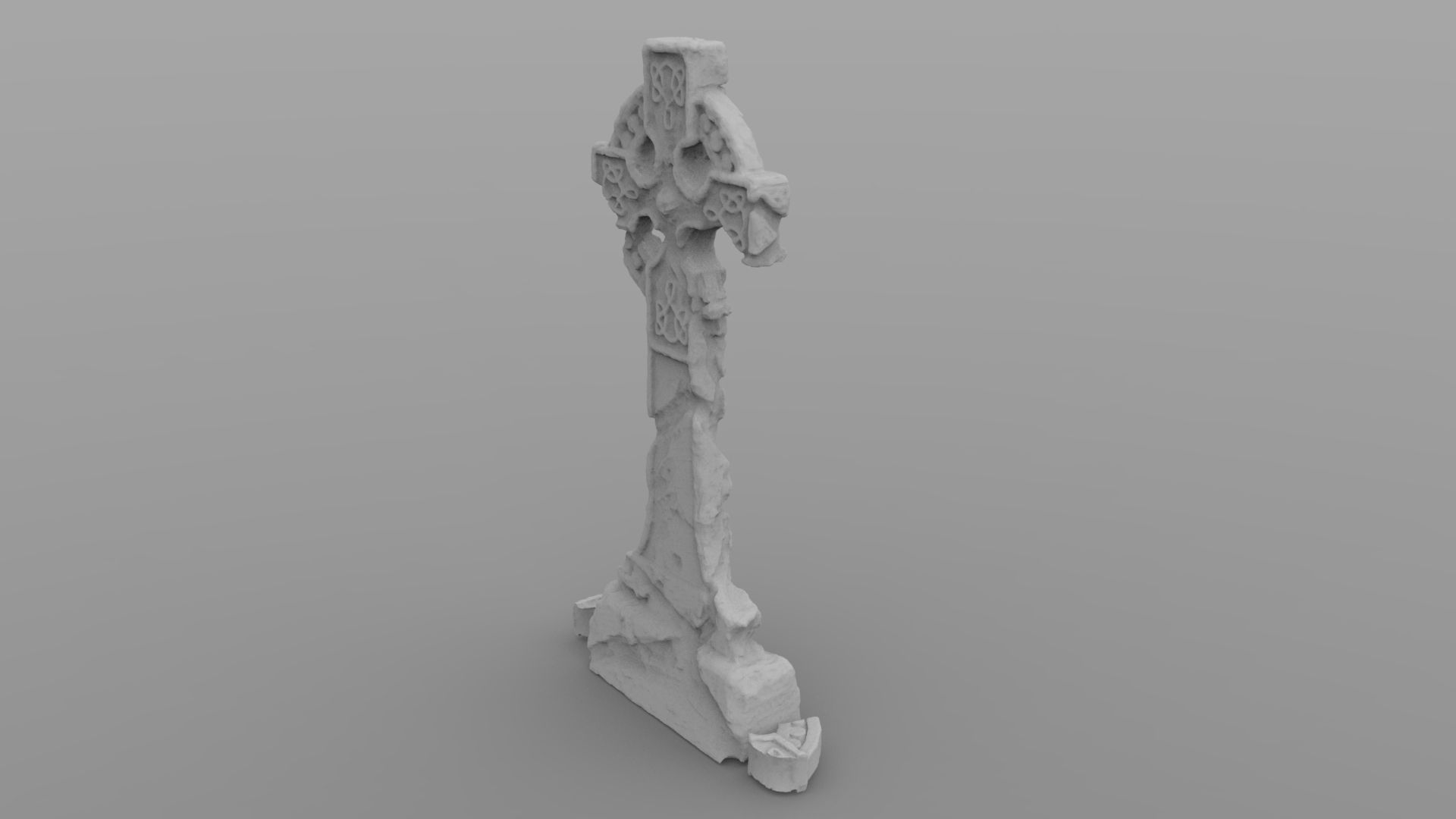 Weathered Tombstone Collection 3D print model_3