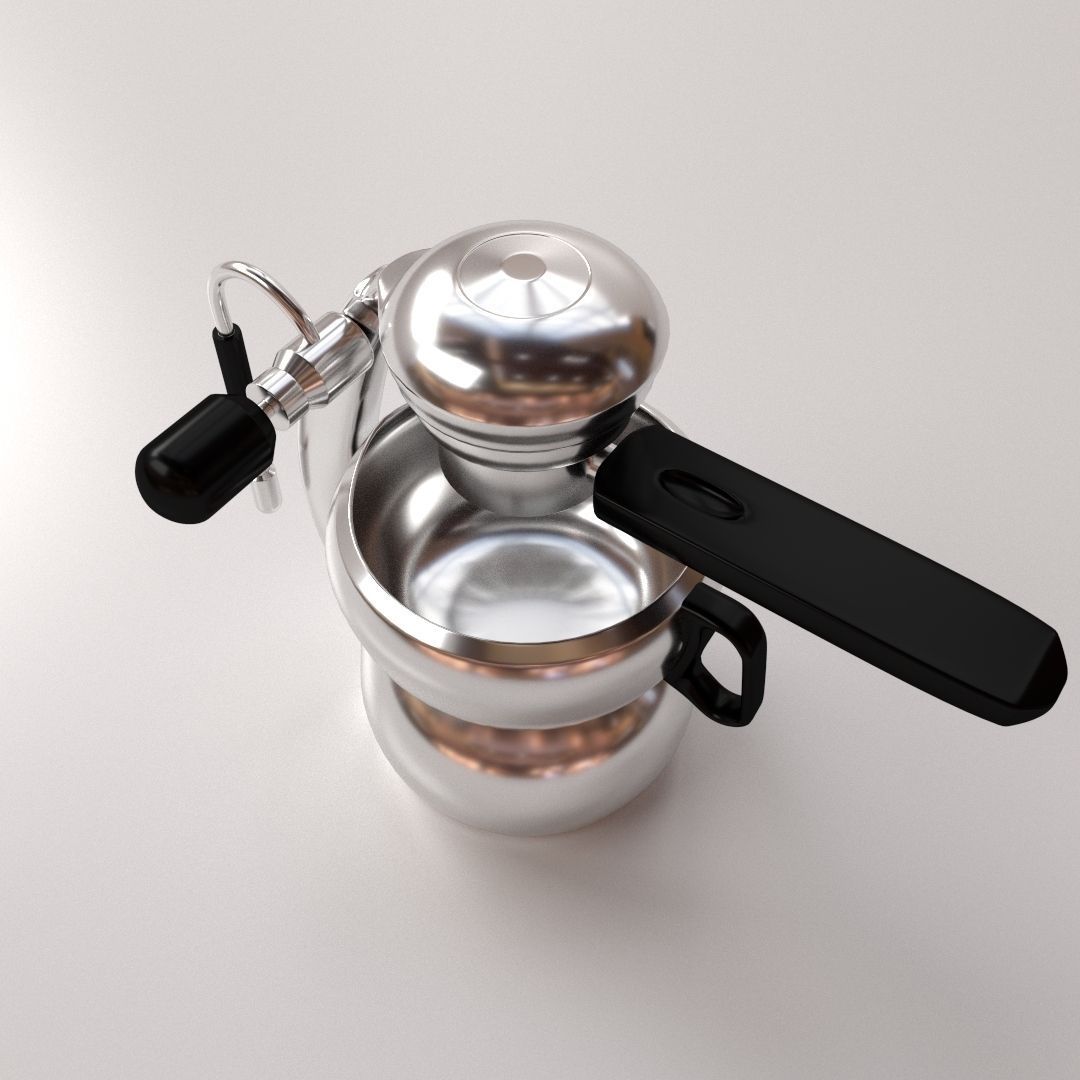 Espresso Maker 3D model_1