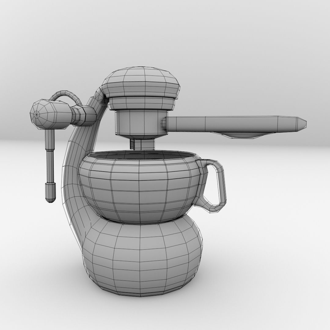 Espresso Maker 3D model_4
