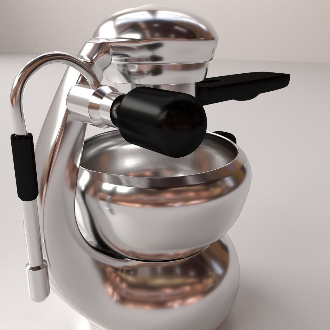 Espresso Maker 3D model_2