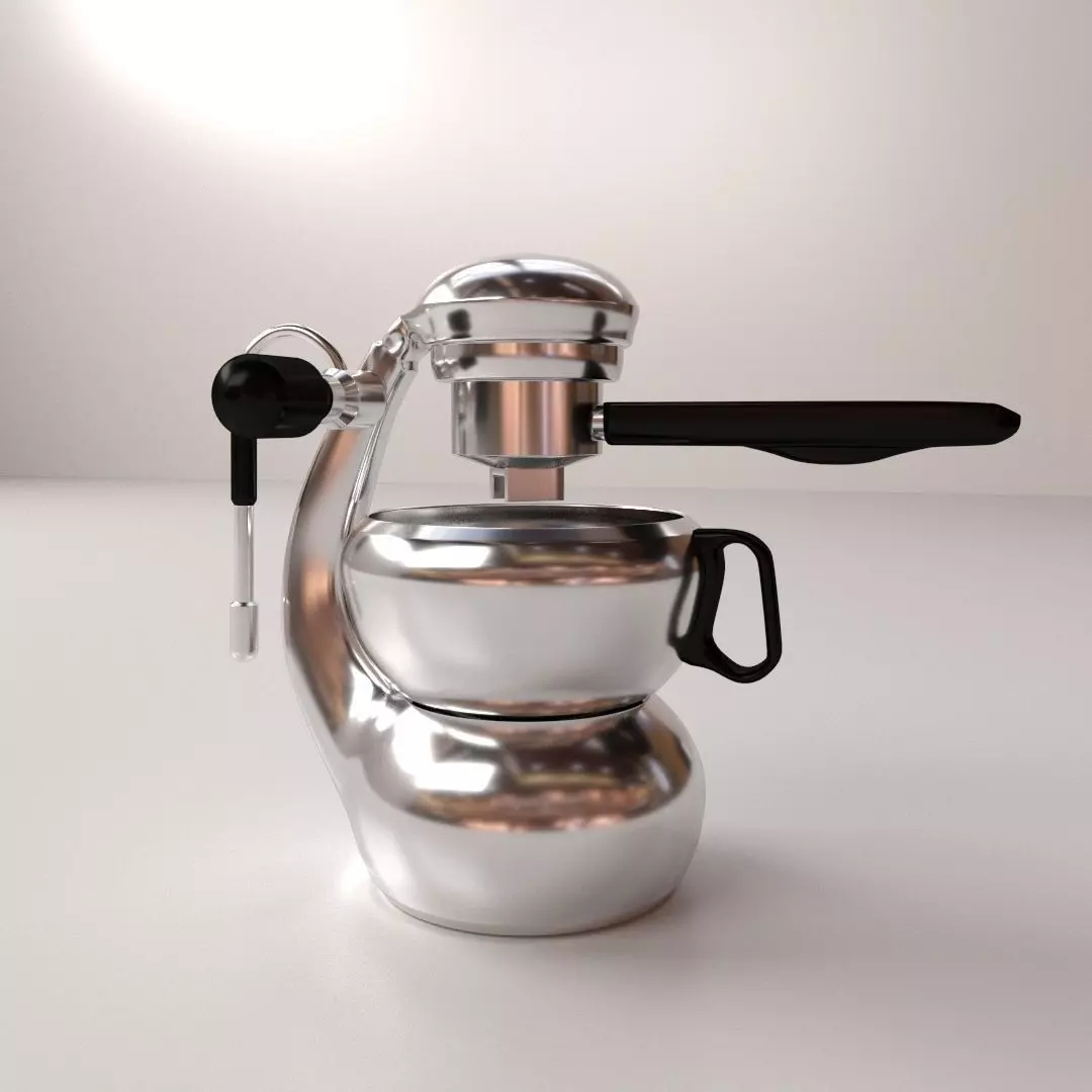 Espresso Maker 3D model_0