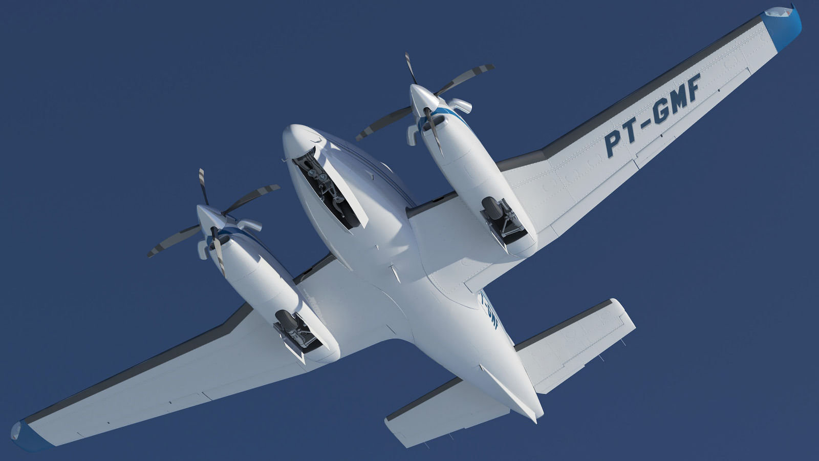 Beechcraft King Air c90gtx 3D model_14
