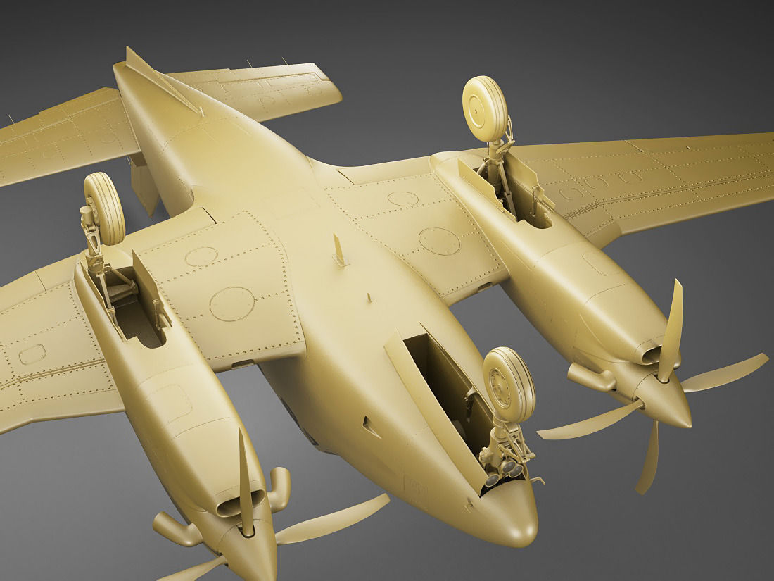 Beechcraft King Air c90gtx 3D model_23