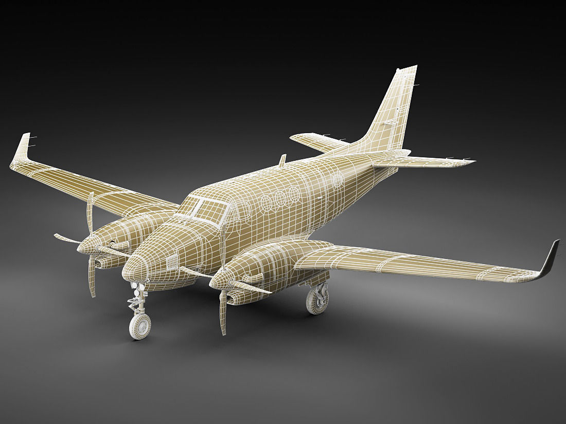 Beechcraft King Air c90gtx 3D model_24