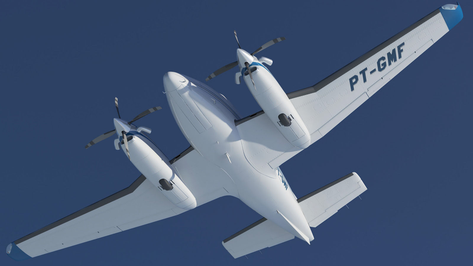 Beechcraft King Air c90gtx 3D model_13