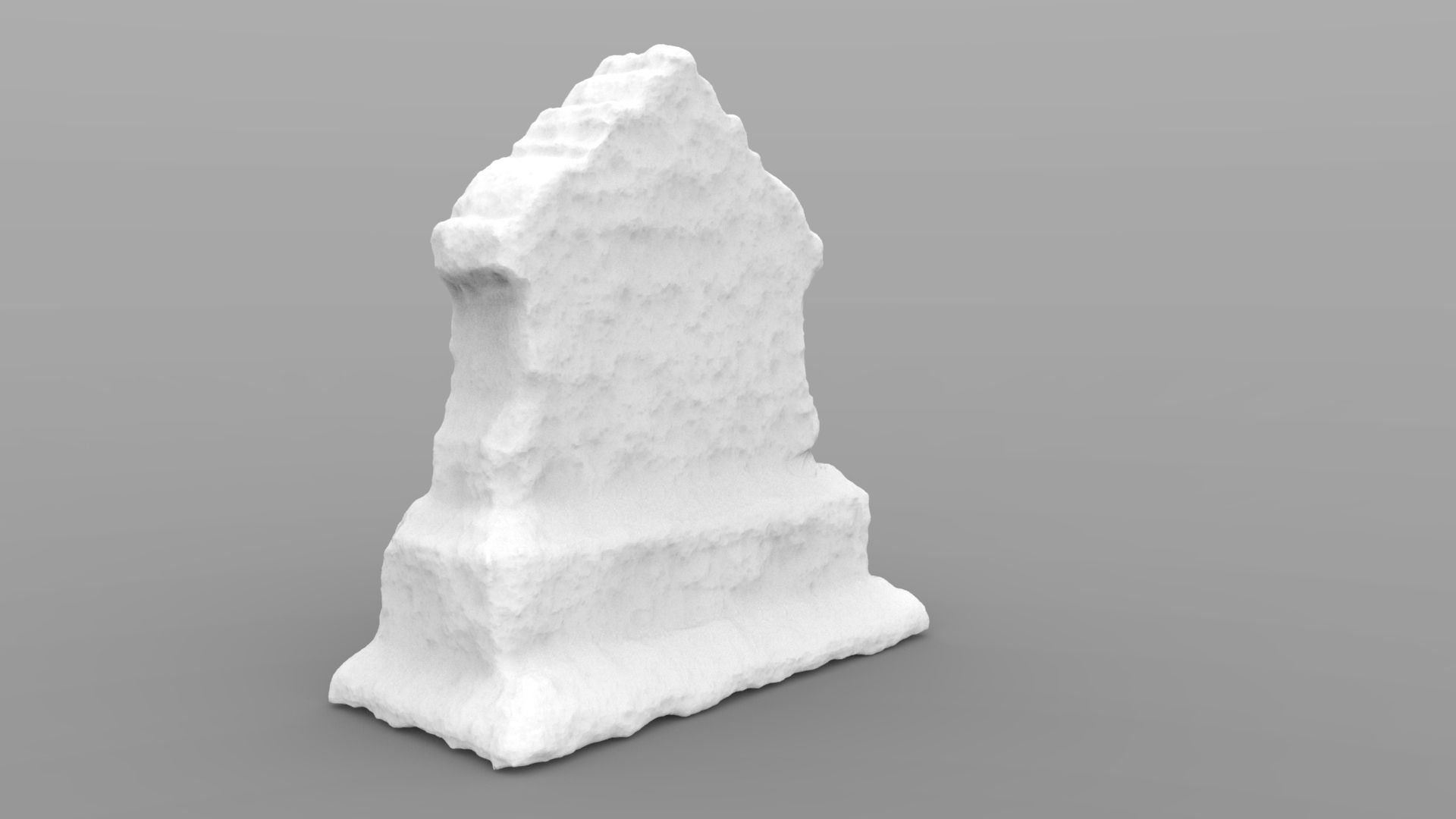 Weathered Memorial 3D print model_3
