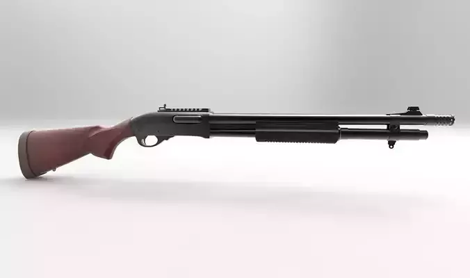 Gun model shotgun Free 3D model