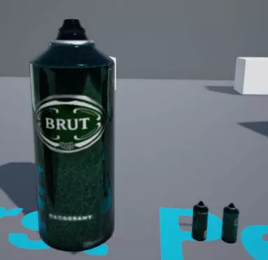 free Brut Prop of creative Games Low-poly 3D model_0