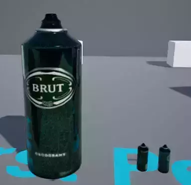 free Brut Prop of creative Games Low-poly 3D model