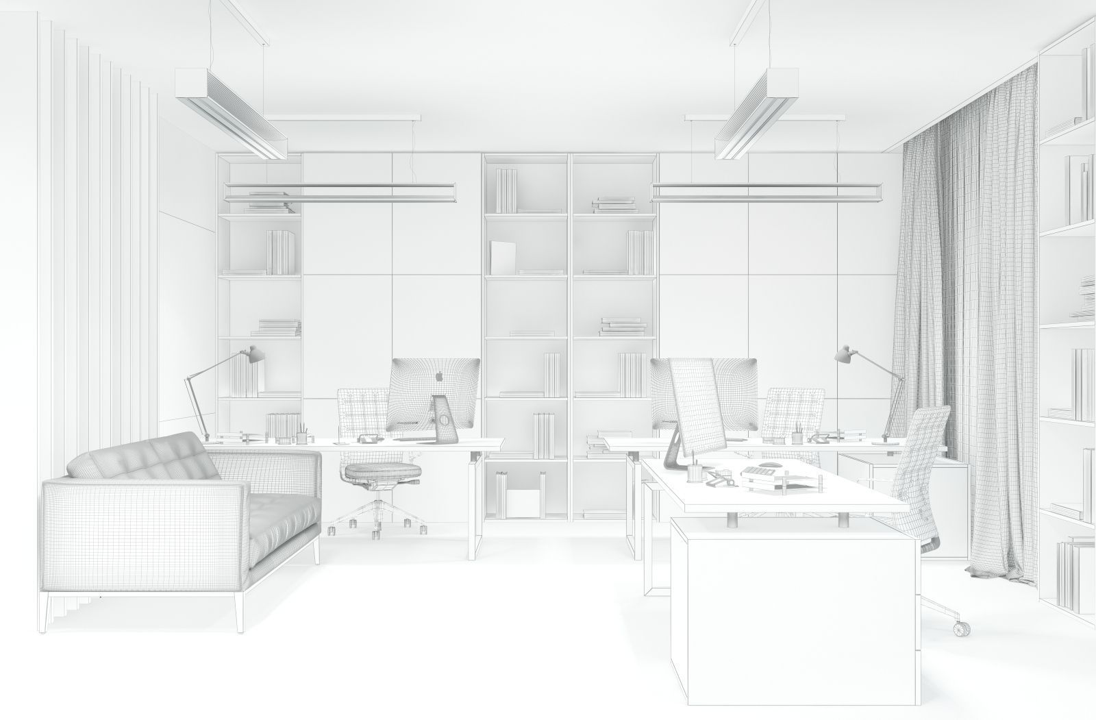 Office NY 3D model_6