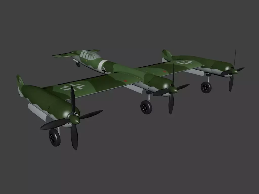 Blohm and Voss P 170 Low-poly 3D model