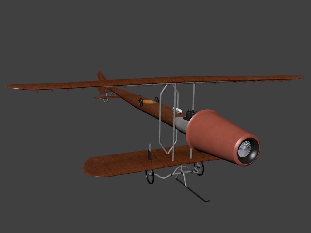 Coanda 1910 Free low-poly 3D model_0