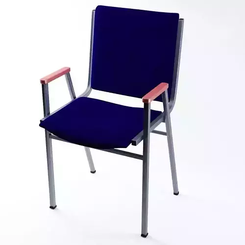C16 chair with fabric and metal frame