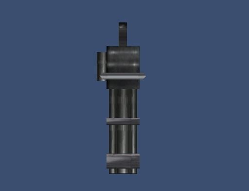 Minigun1 gun 3D model_2