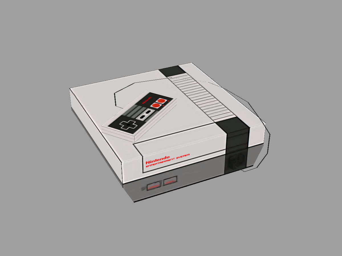 13 Video Game Consoles Pack Low-poly 3D model_13