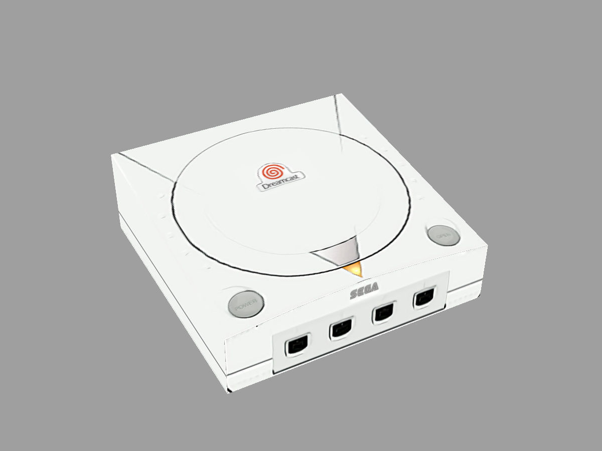 13 Video Game Consoles Pack Low-poly 3D model_9