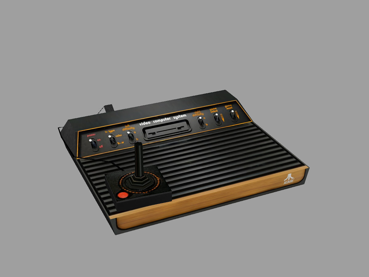 13 Video Game Consoles Pack Low-poly 3D model_11