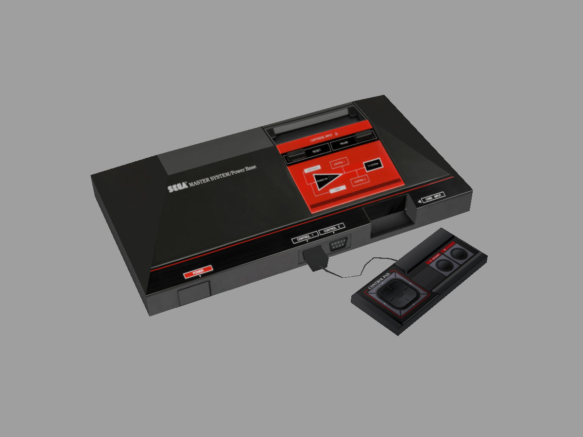 13 Video Game Consoles Pack Low-poly 3D model_6
