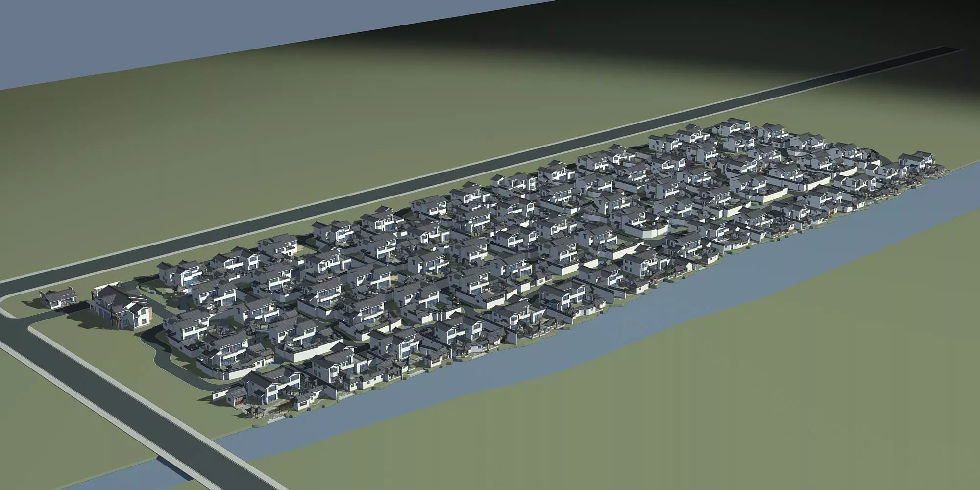 Architecture city 3D model