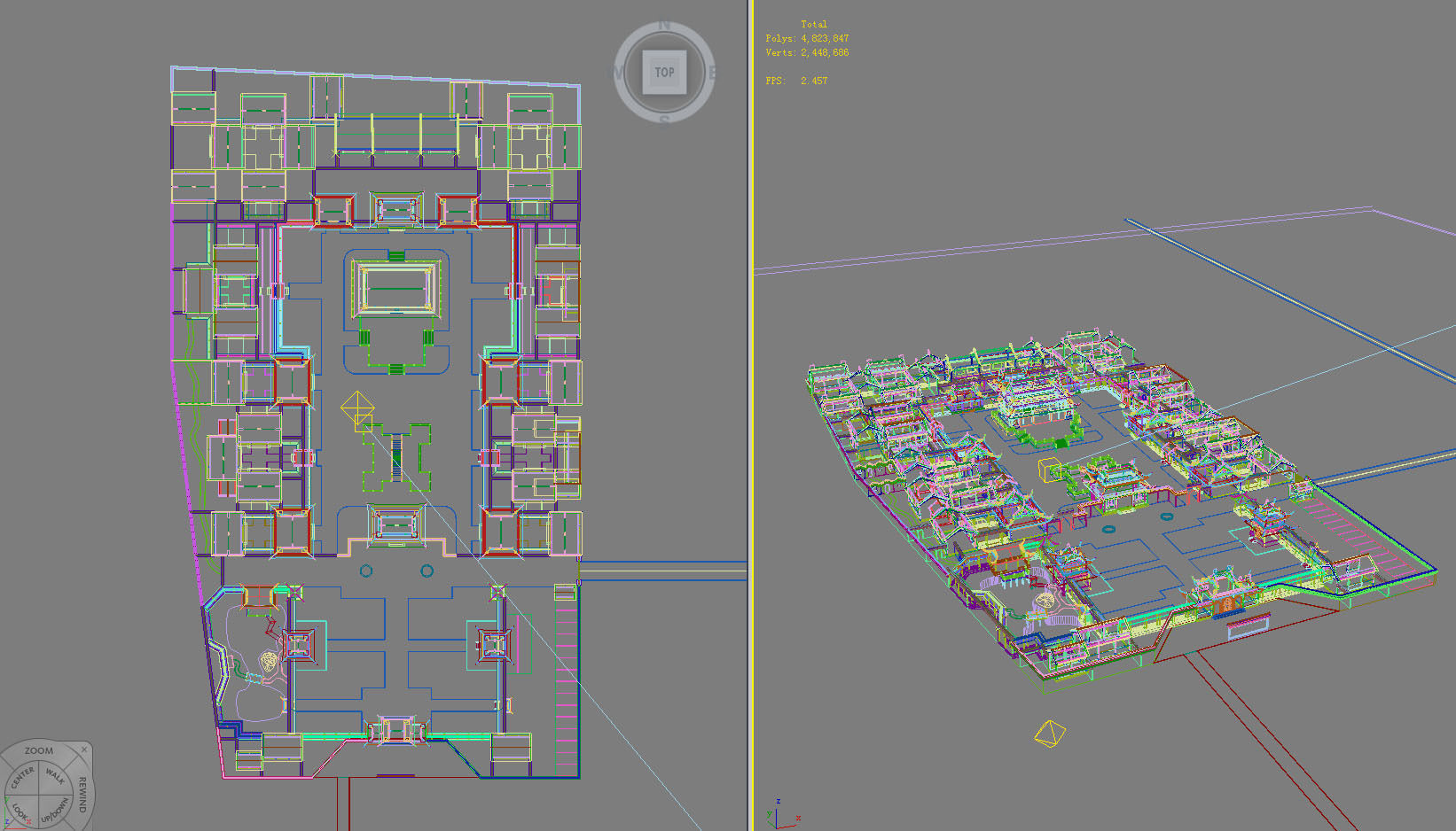 Chinese Style Architecture 3D model_1