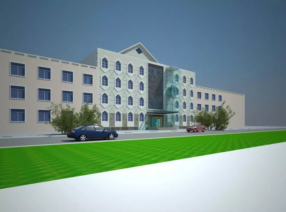 Architecture building 3D model_0