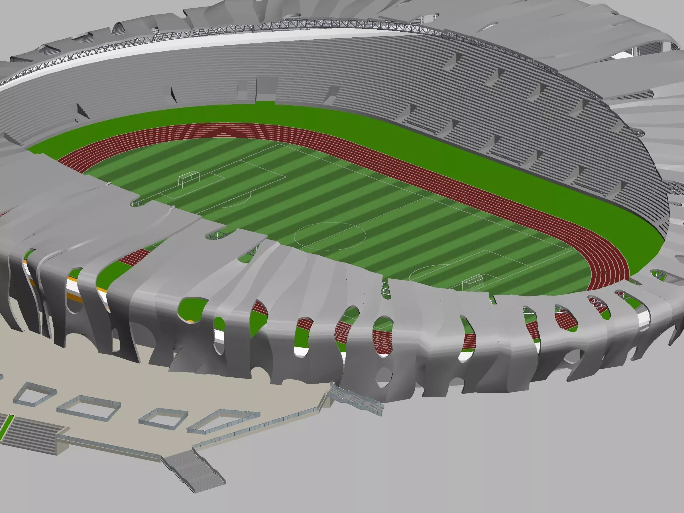 Grand Stadium 3D model_0