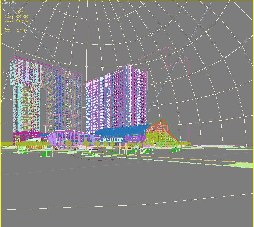 Station Building 3D model_2