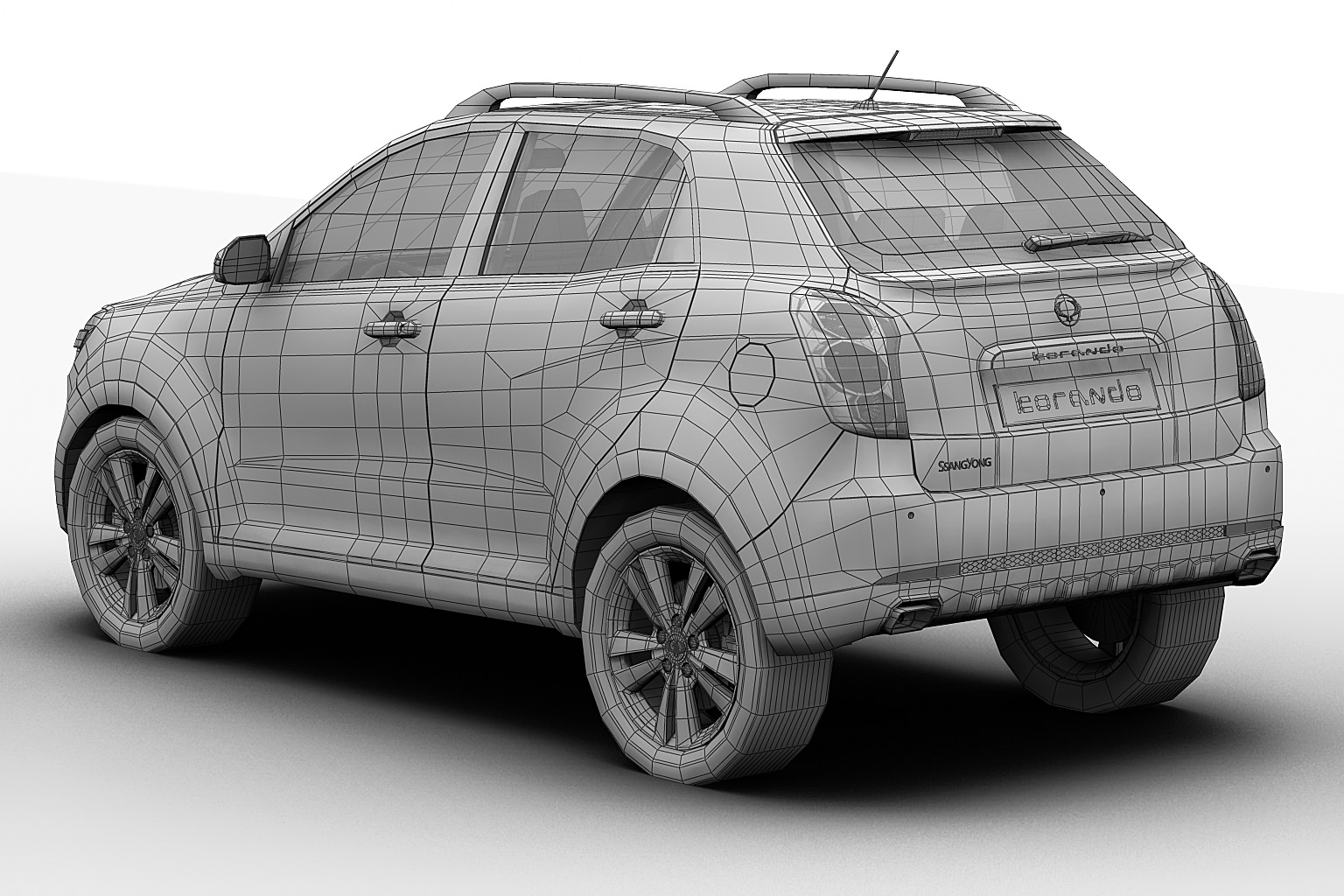2012 Ssangyong Korando 3D model_10